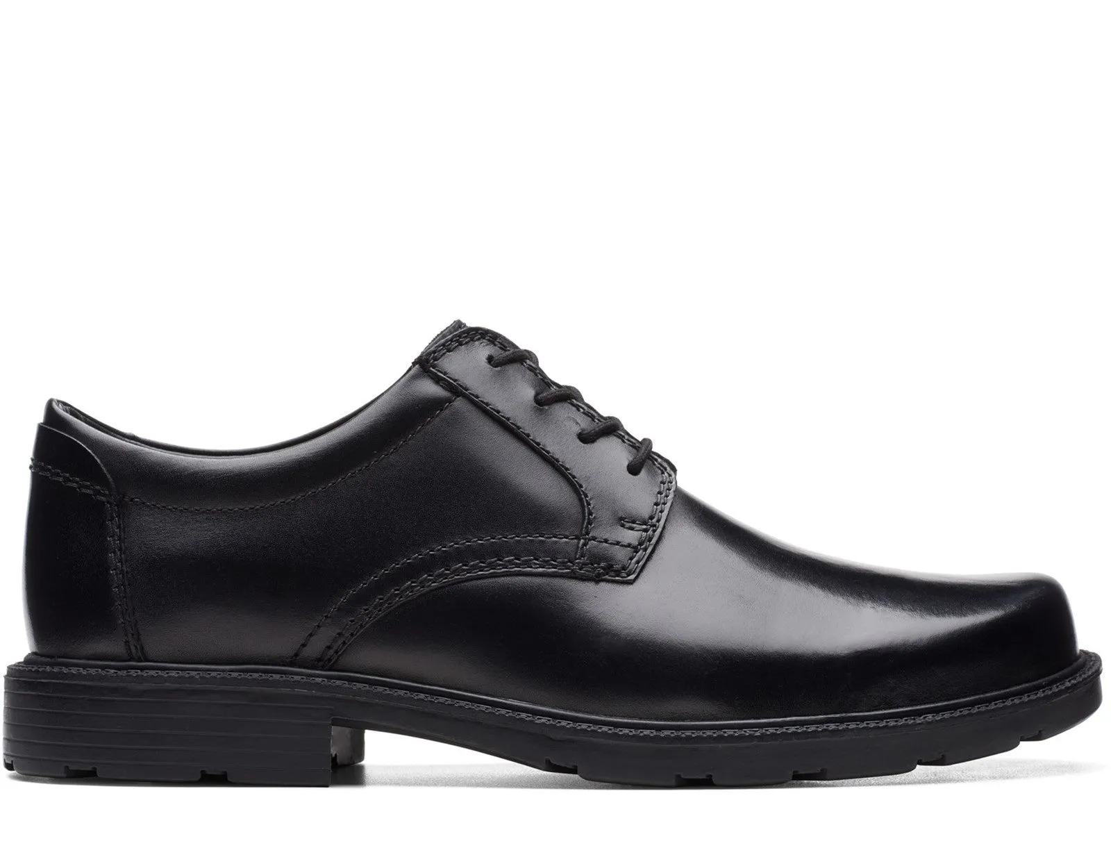 Clarks Kerton Lace Mens Plain Toe Lace Up Shoe