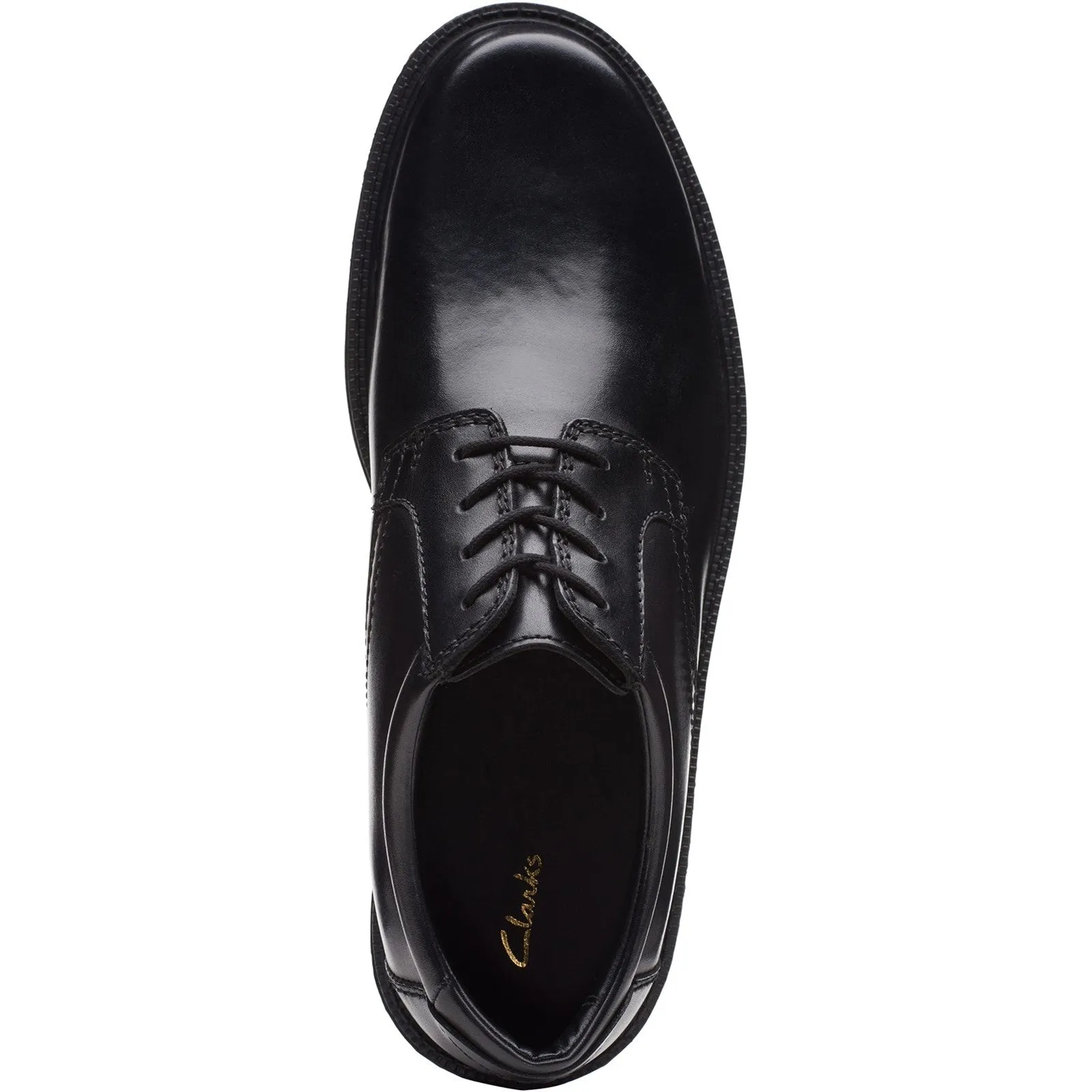 Clarks Kerton Lace Mens Plain Toe Lace Up Shoe