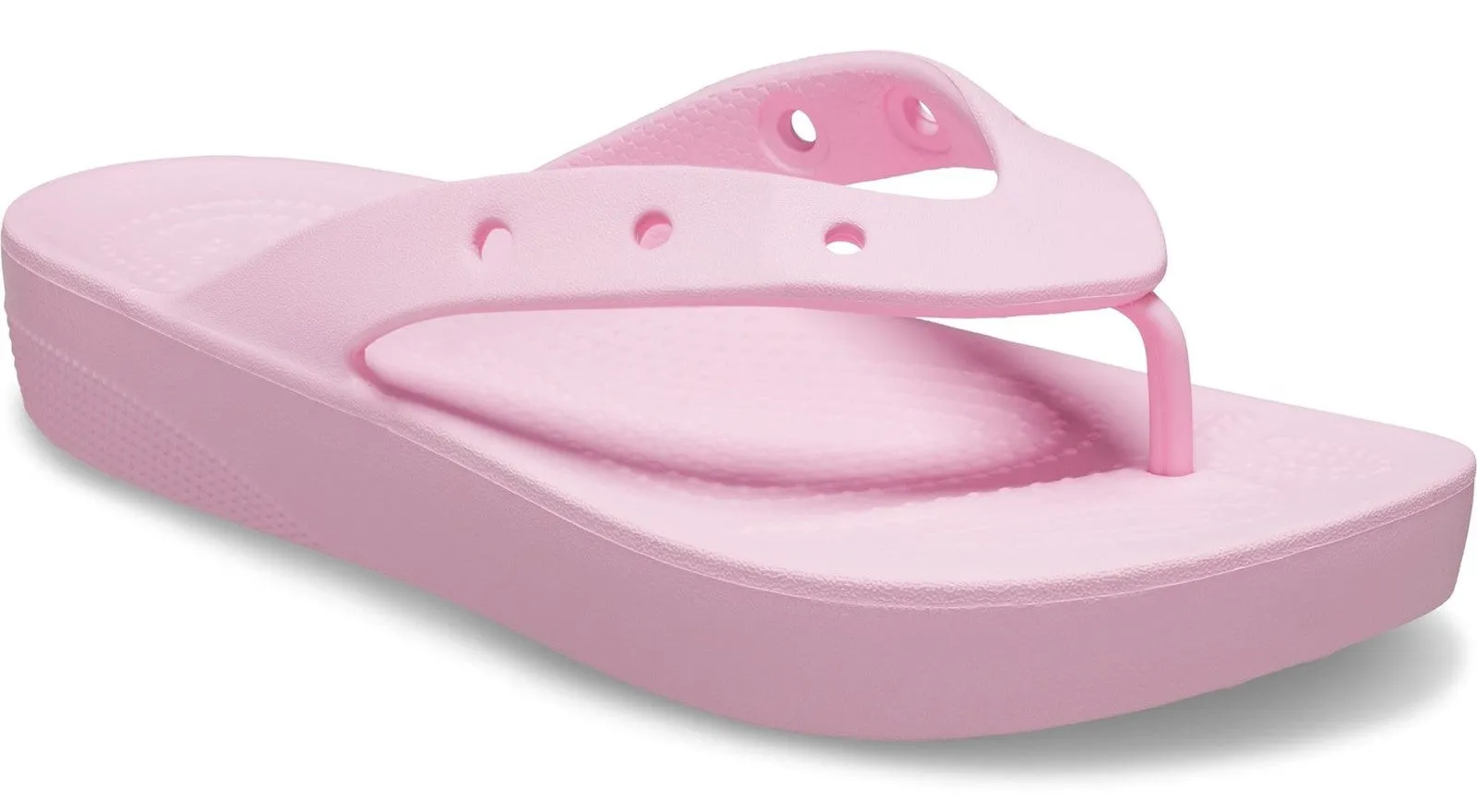 Crocs 207714 Womens Classic Platform Toe-Post Sandal