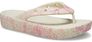 Crocs 208243 Classic Platform Womens Toe Post Sandal