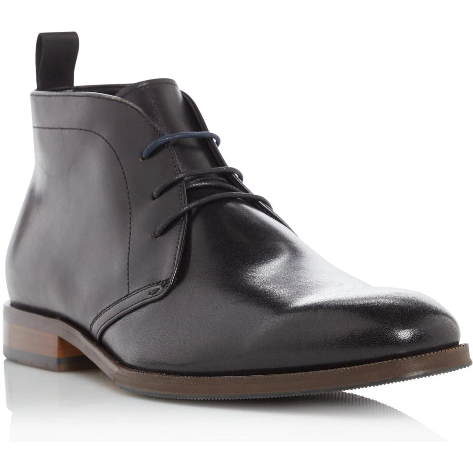 Dune Marvin Mens Leather Chukka Boot