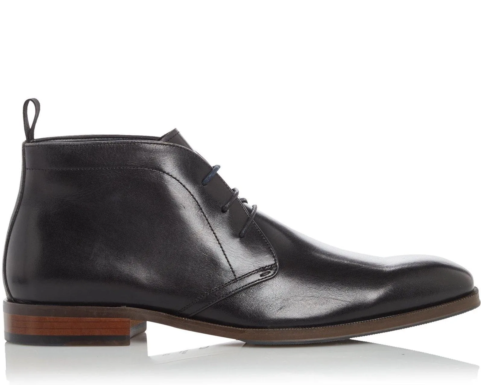 Dune Marvin Mens Leather Chukka Boot