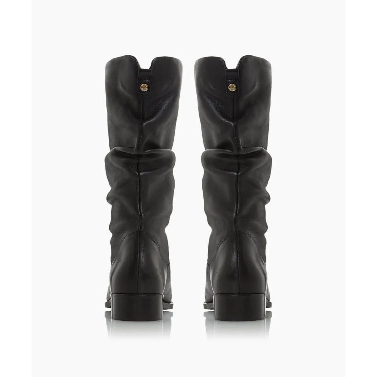 Dune Rosalindas Womens Mid Calf Pull On Leather Boot