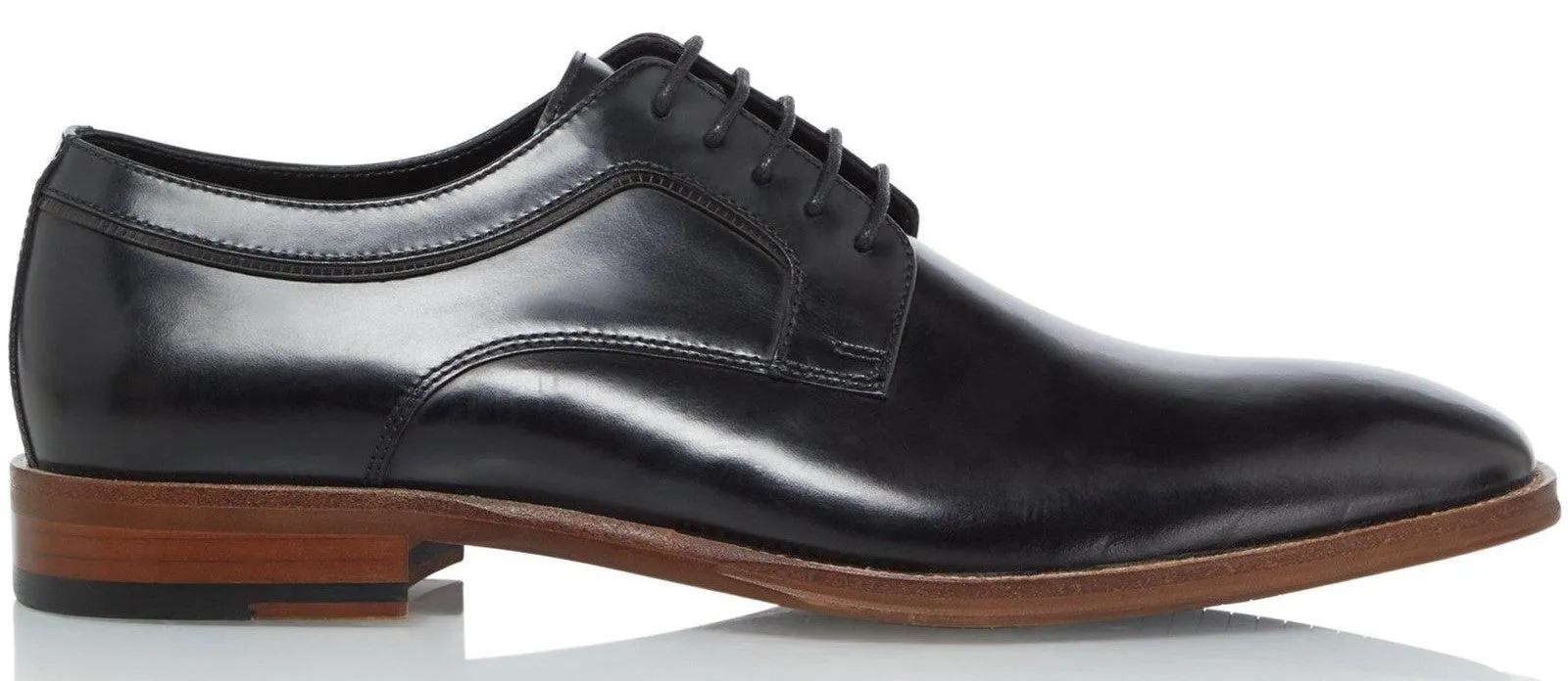 Dune Sparrows Mens Leather Lace Up Derby Shoe
