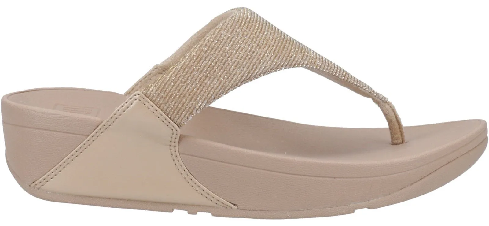 FitFlop Lulu Shimmerlux Womens Toe-Post Sandal