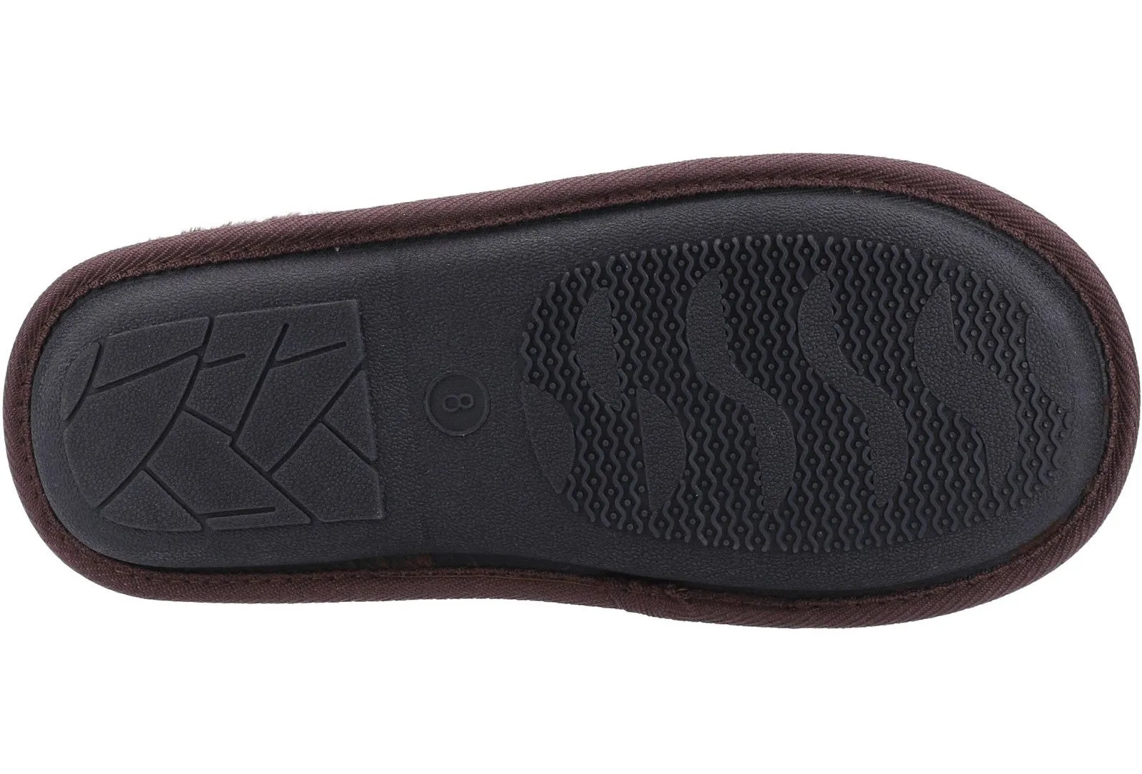 Fleet & Foster Rhys Mens Check Mule Slipper