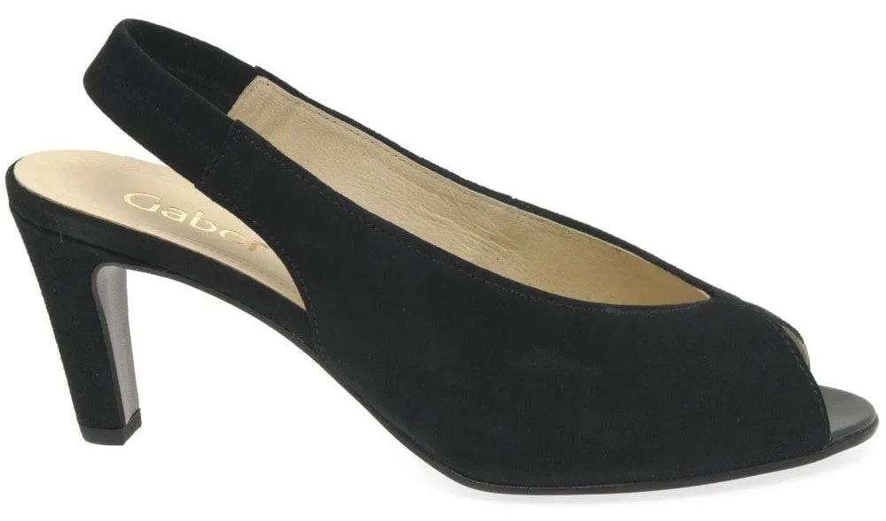 Gabor Eternity 21.800 Womens Leather High Heeled Sandal