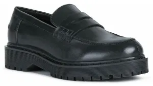 Geox Bleyze Womens Leather Slip On Loafer