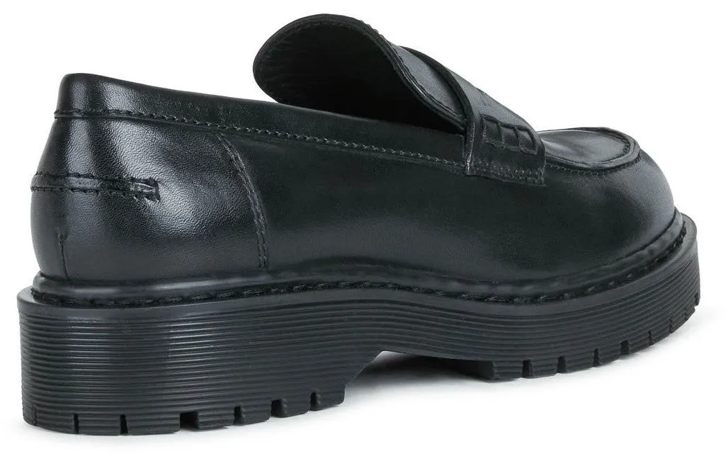 Geox Bleyze Womens Leather Slip On Loafer