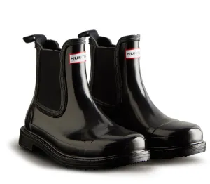 Hunter Commando Chelsea Gloss Womens Wellington Boot