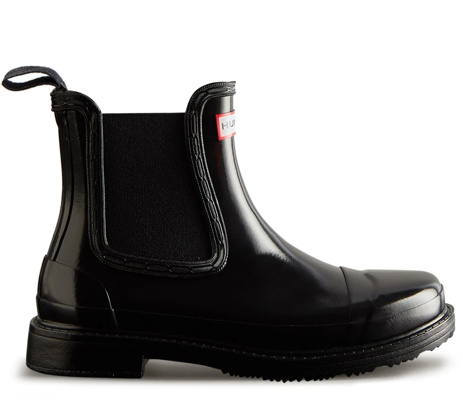 Hunter Commando Chelsea Gloss Womens Wellington Boot