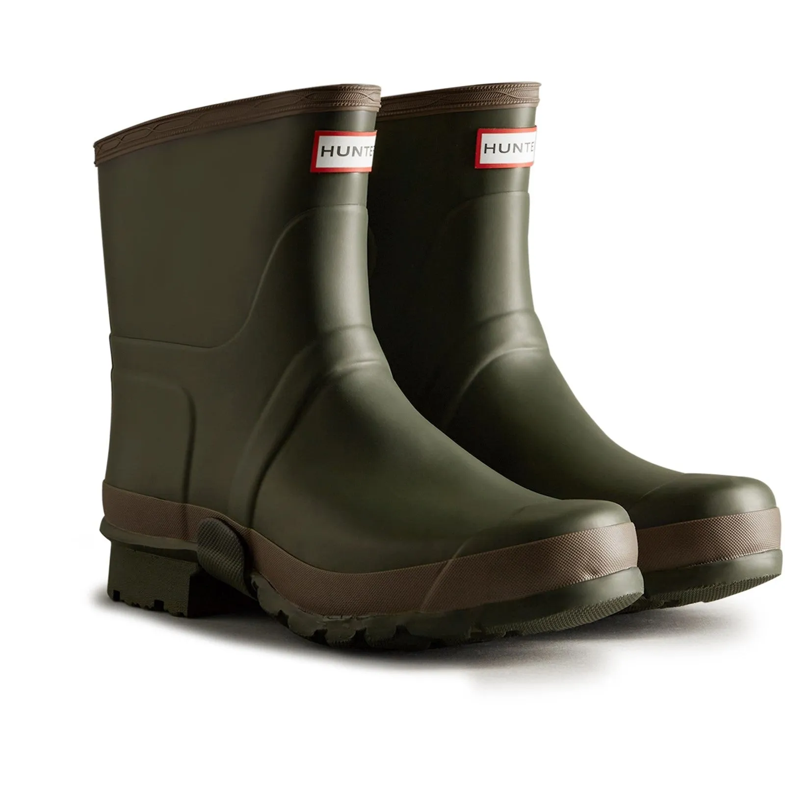Hunter Gardener Mens Short Wellington Boot