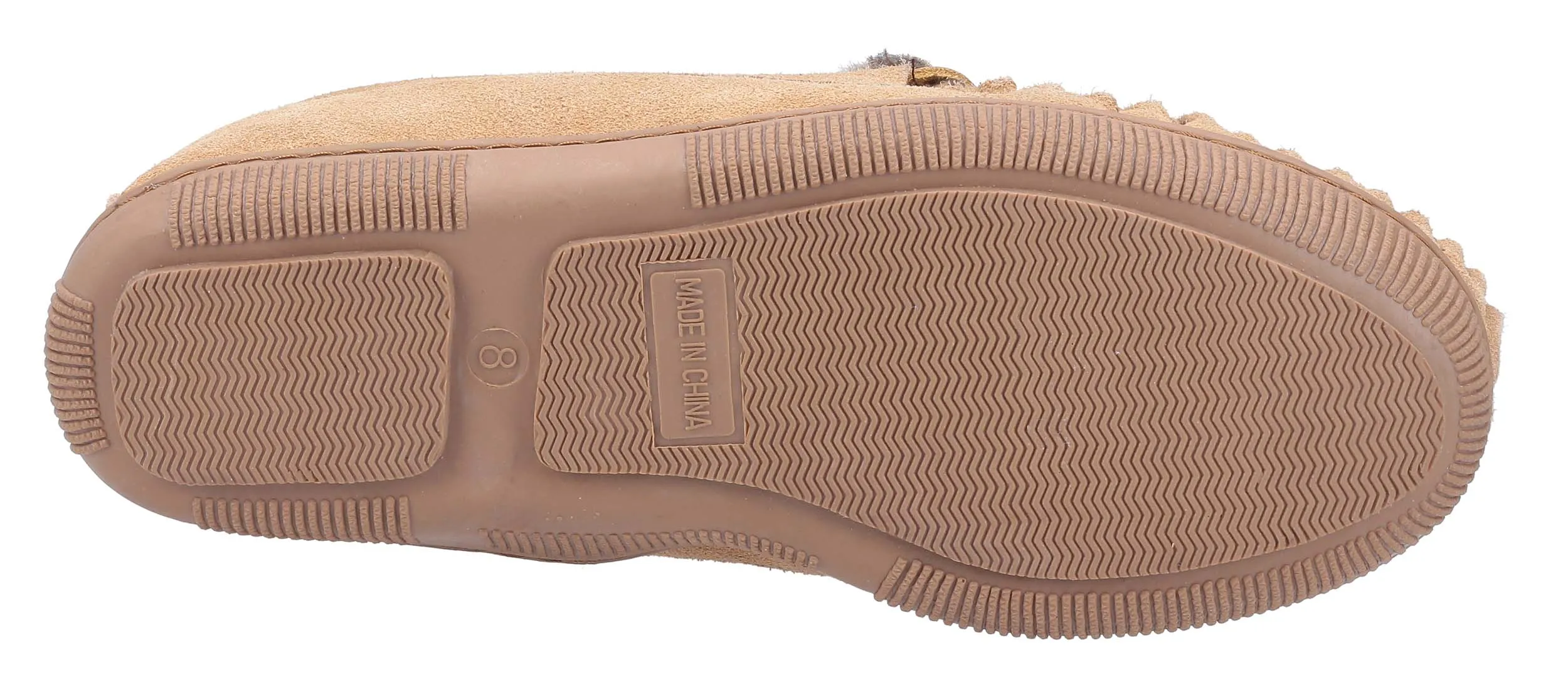 Hush Puppies Ace Mens Warm Lined Suede Moccasin Slipper