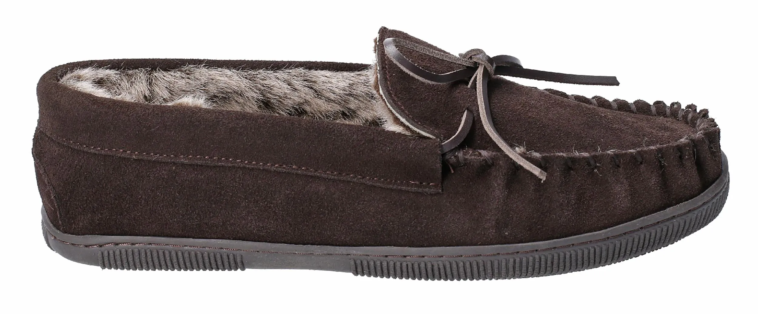 Hush Puppies Ace Mens Warm Lined Suede Moccasin Slipper