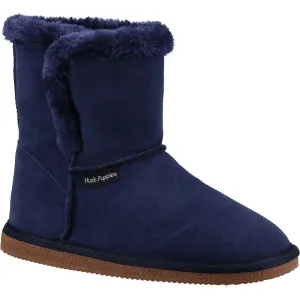 Hush Puppies Ashleigh Womens Suede Slipper Bootee