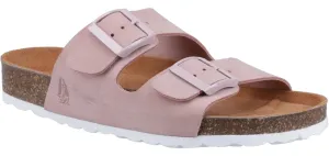 Hush Puppies Blaire Womens Leather Mule Sandal
