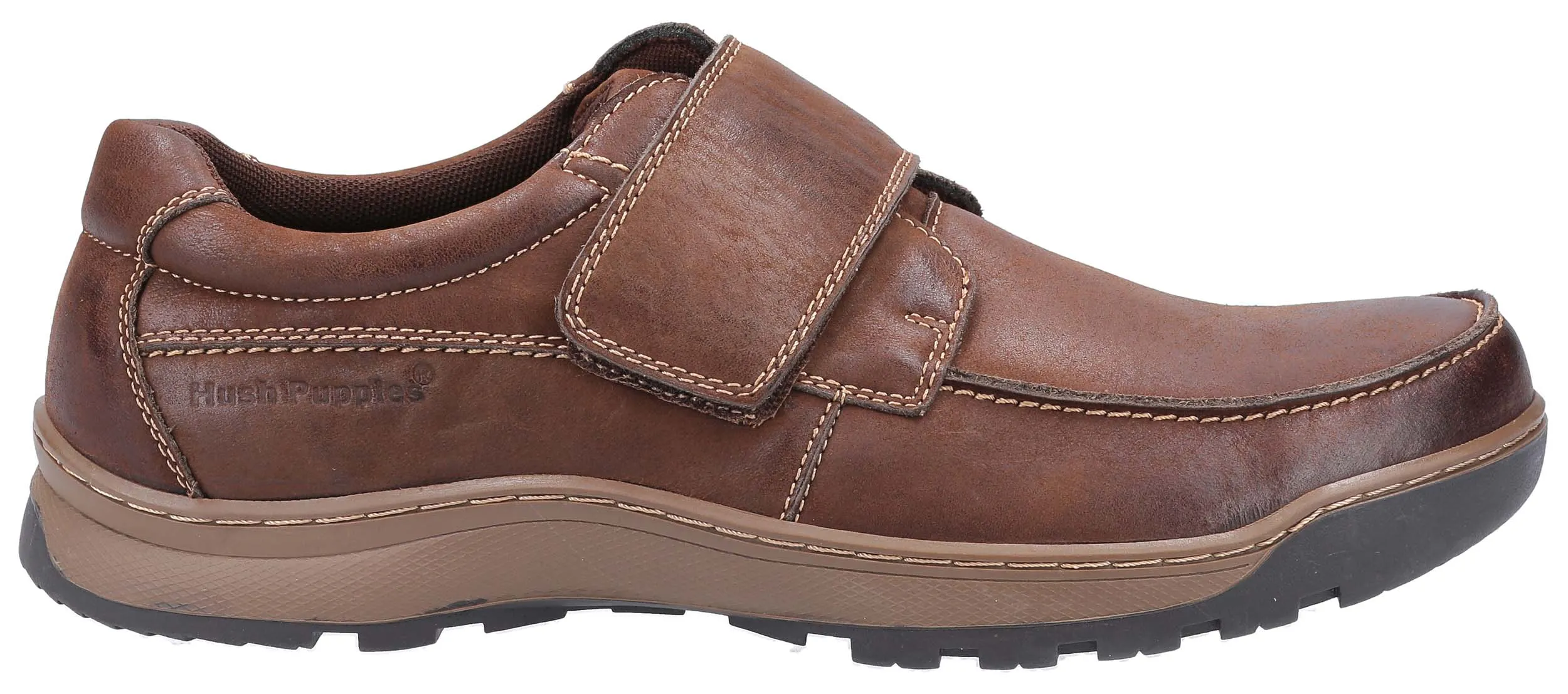Hush Puppies Casper Mens Touch Fastening Shoes