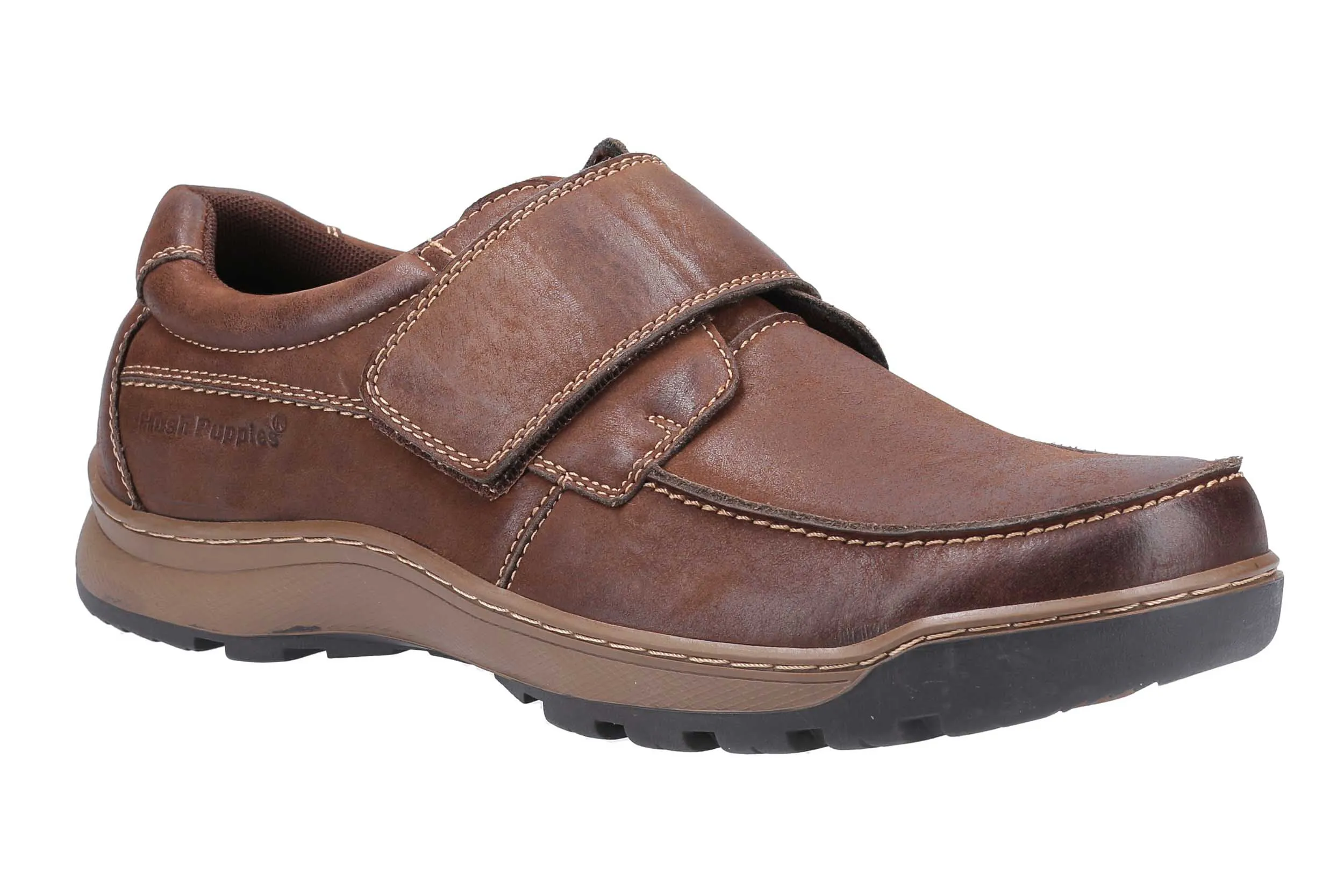 Hush Puppies Casper Mens Touch Fastening Shoes
