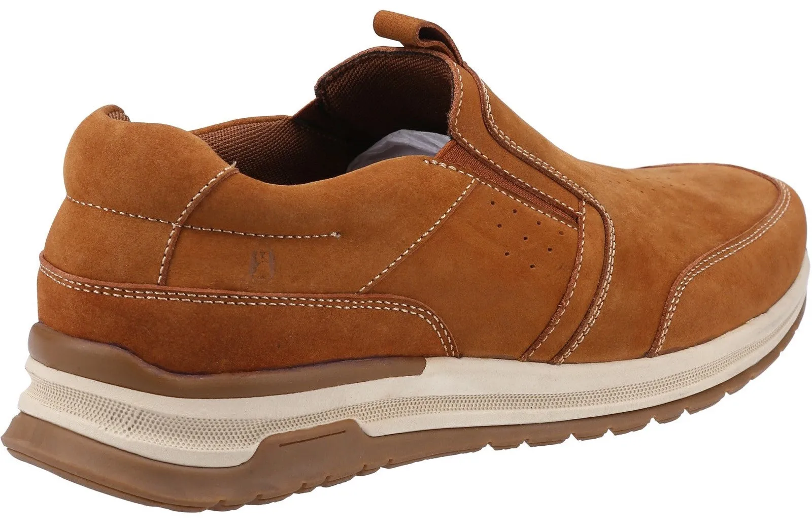Hush Puppies Cole Mens Leather Slip On Shoe