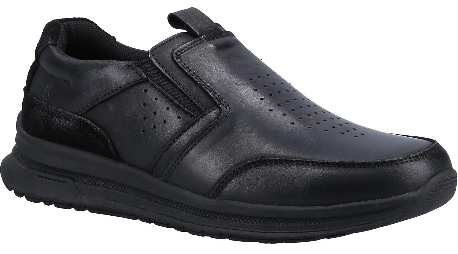 Hush Puppies Cole Mens Leather Slip On Shoe