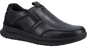 Hush Puppies Cole Mens Leather Slip On Shoe