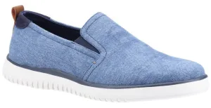 Hush Puppies Danny Mens Slip On Canvas Shoe