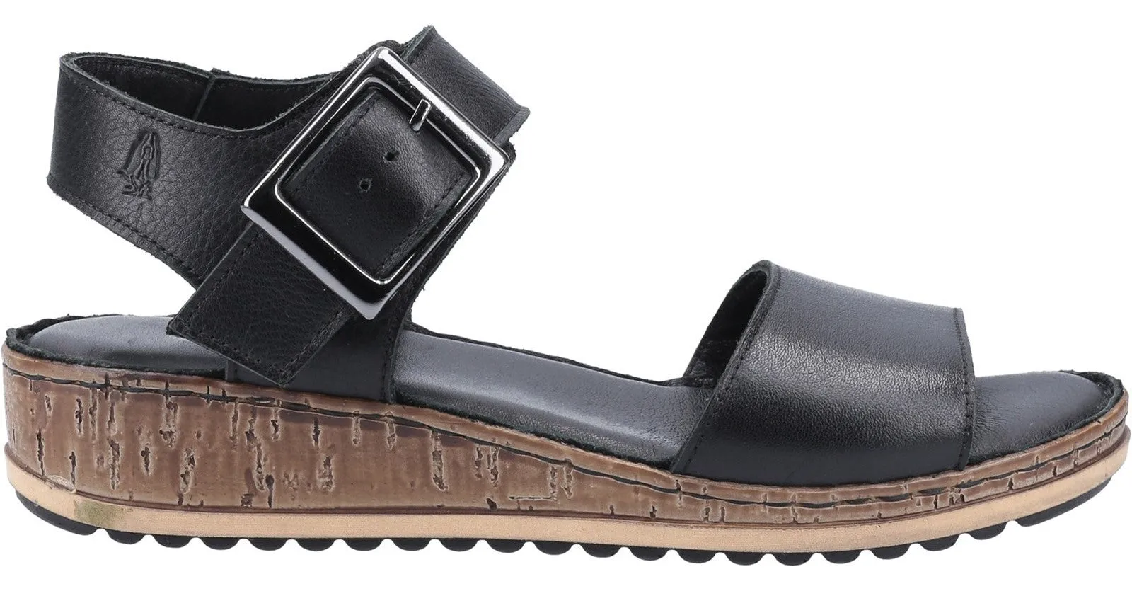 Hush Puppies Ellie Womens Wide Fit Leather Sandal