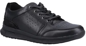 Hush Puppies Joseph Mens Leather Lace Up Trainer