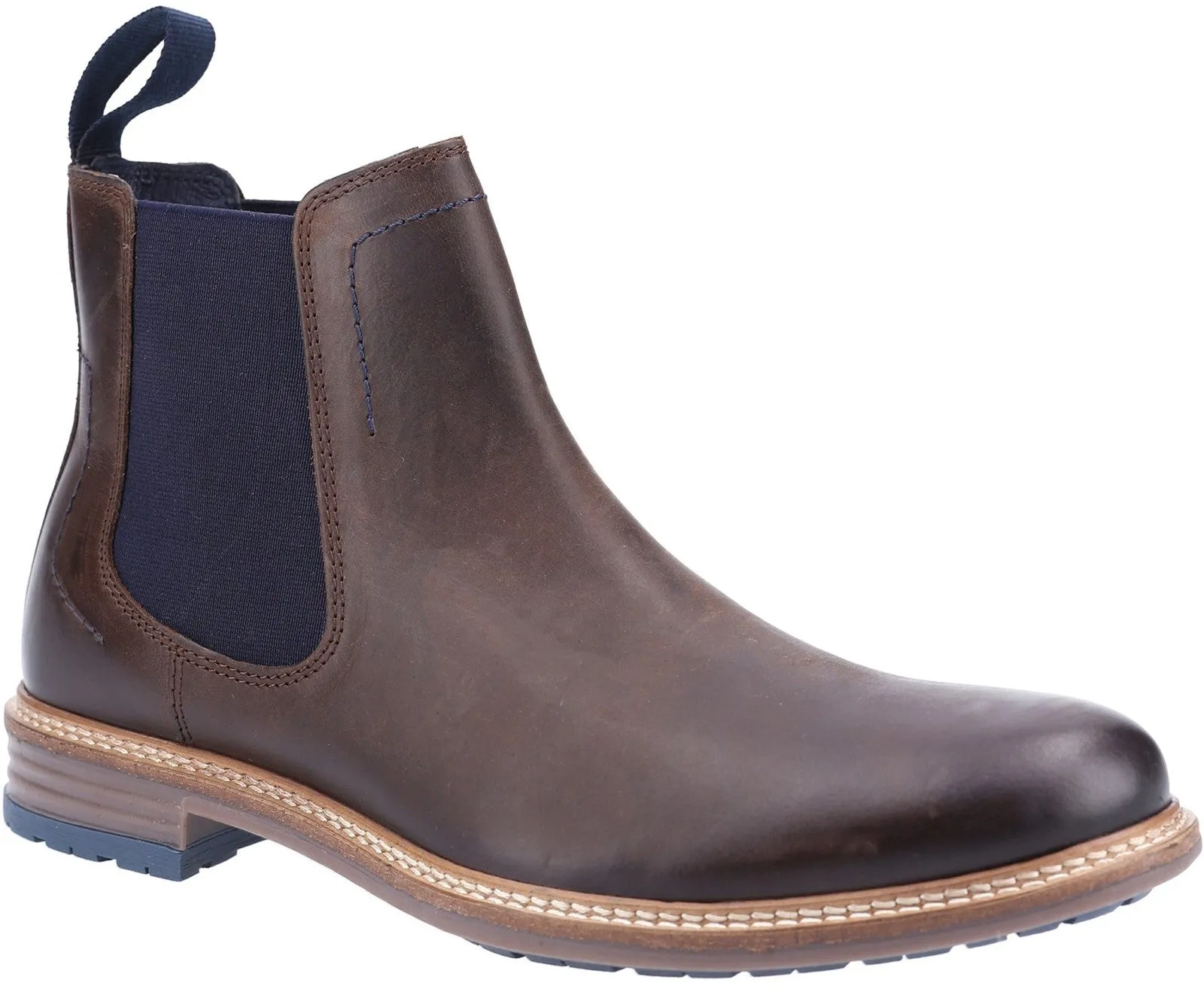 Hush Puppies Justin Mens Leather Chelsea Boot