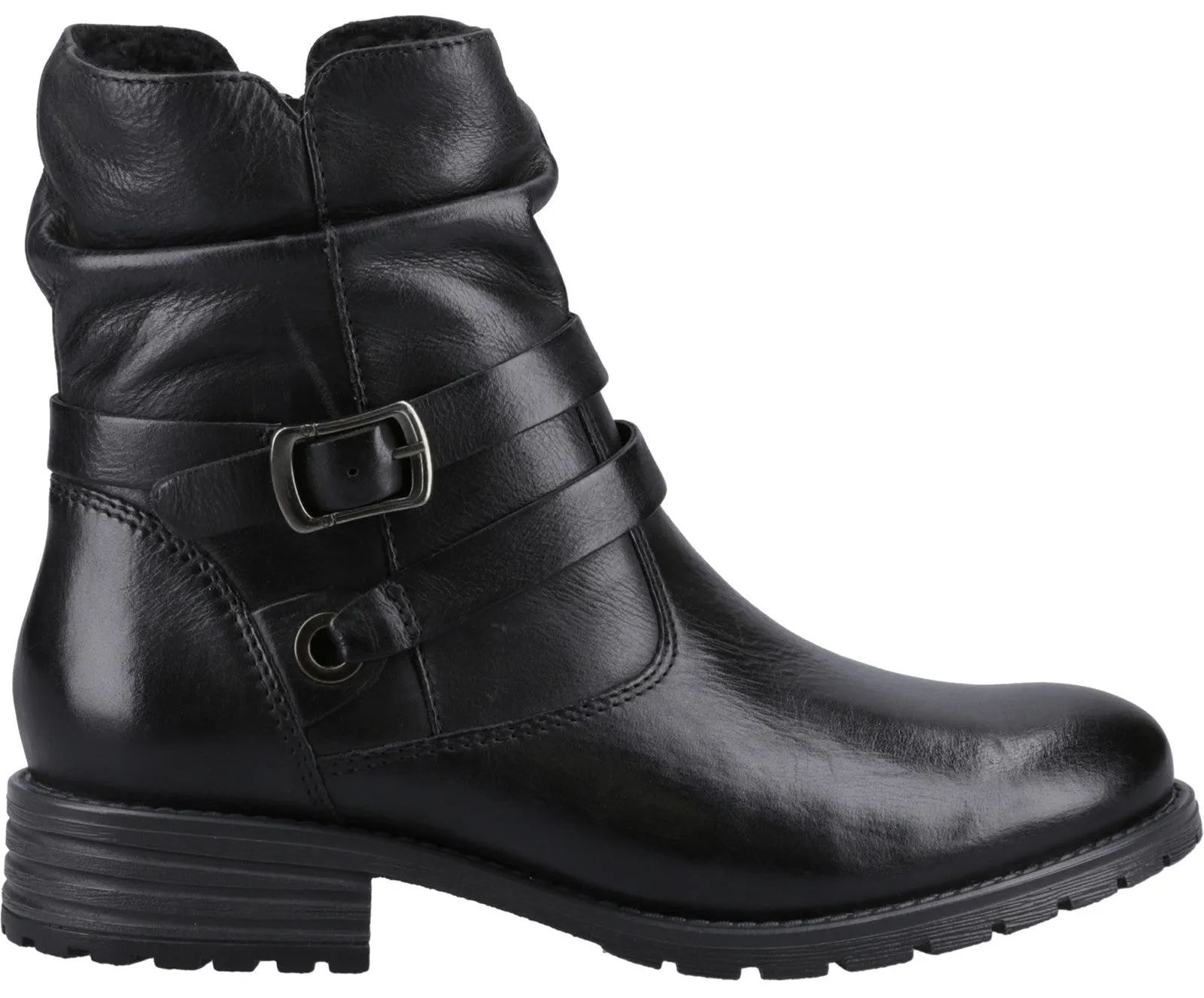 Hush Puppies Piper Womens Leather Ankle Boot