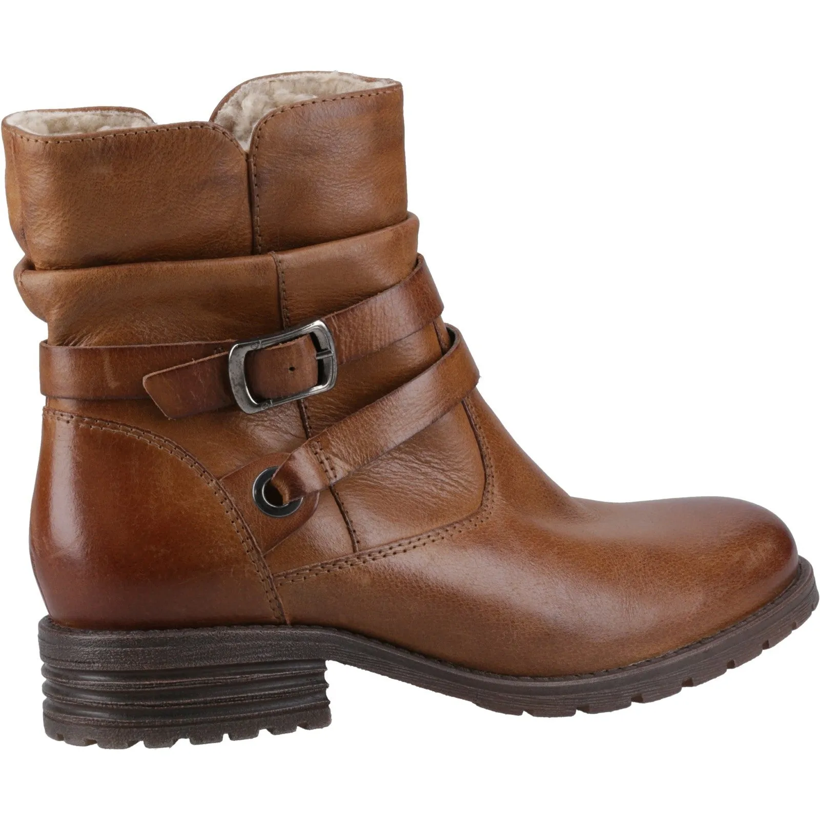 Hush Puppies Piper Womens Leather Ankle Boot