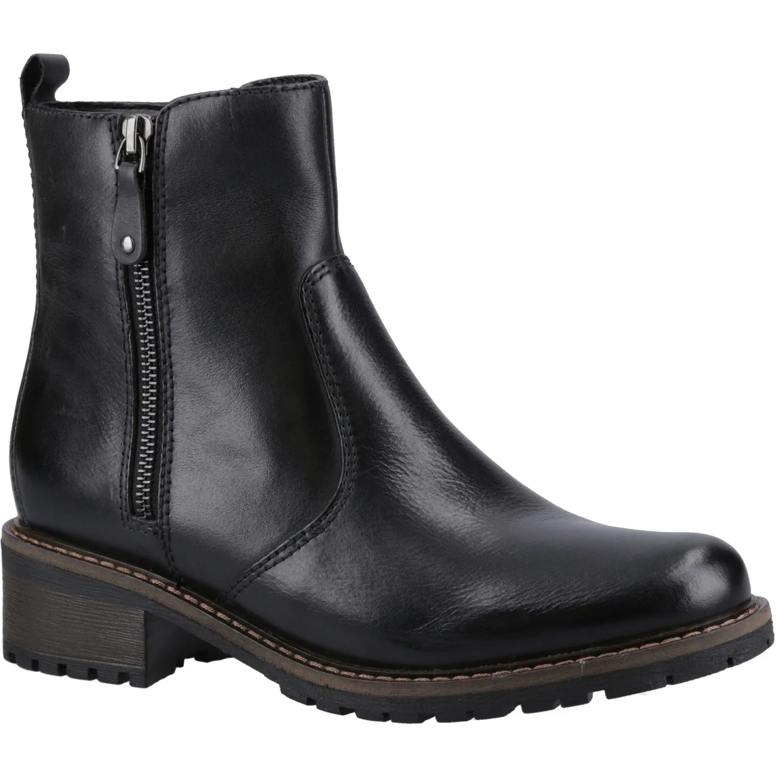Hush Puppies Pippa Womens Leather Ankle Boot
