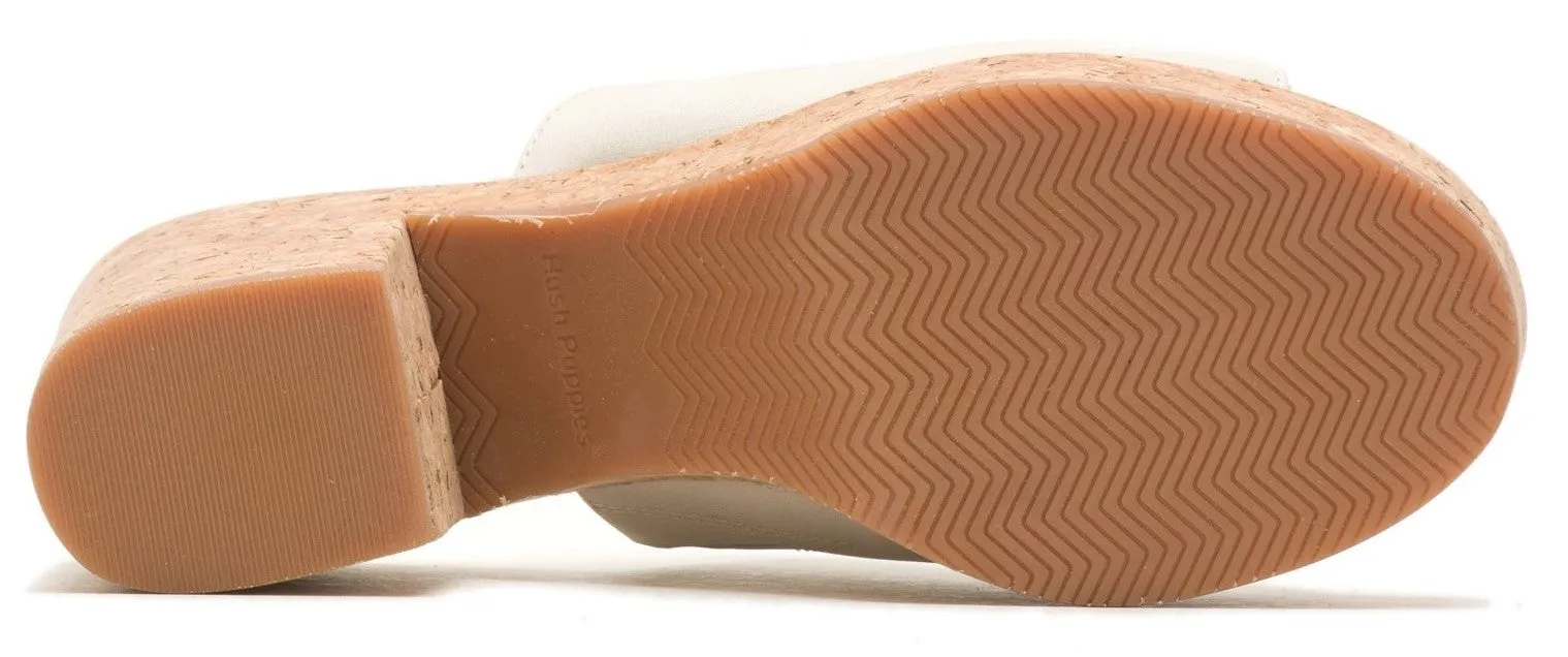 Hush Puppies Poppy Womens Leather Slide Sandal
