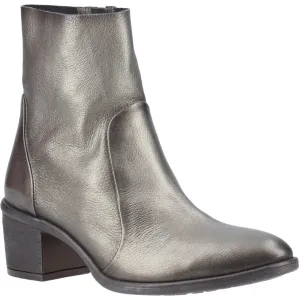 Hush Puppies Winona Western Womens Leather Ankle Boot
