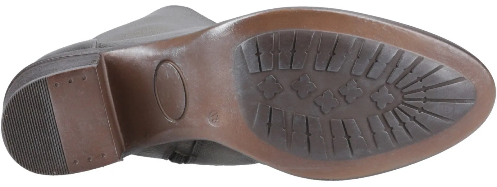 Hush Puppies Winona Western Womens Leather Ankle Boot