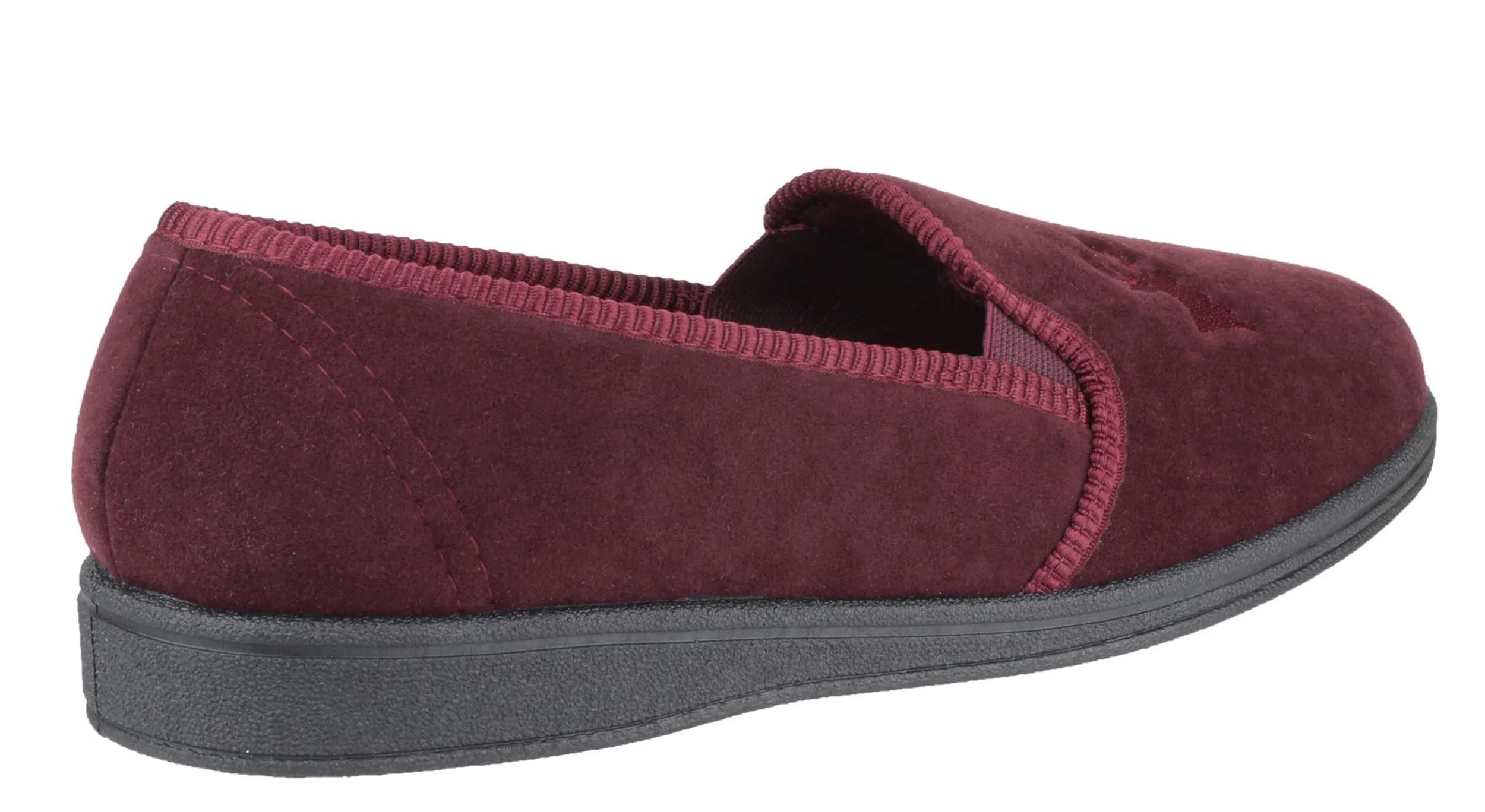 Mirak Stag Mens Classic Velour Full Slipper