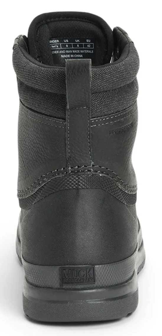 Muck Boot Originals Mens Leather Lace-Up Boot