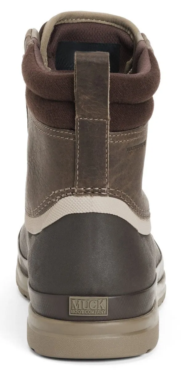 Muck Boot Originals Mens Leather Lace-Up Boot