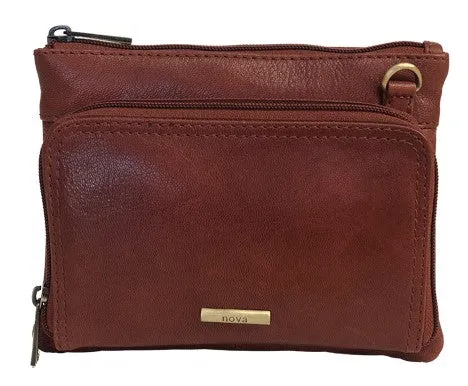 Nova 6127 Leather Crossbody Bag