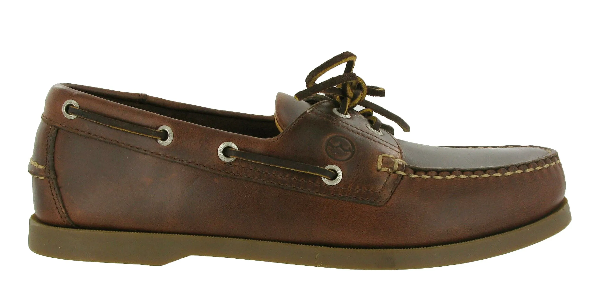 Orca Bay Creek Mens Premium Leather 2 Eyelet Deck Shoe