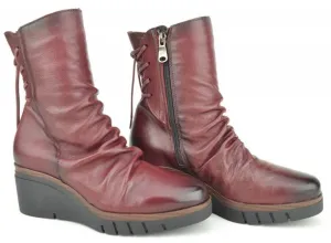 Paula Urban 10-1137 Womens Leather Pull On Boots