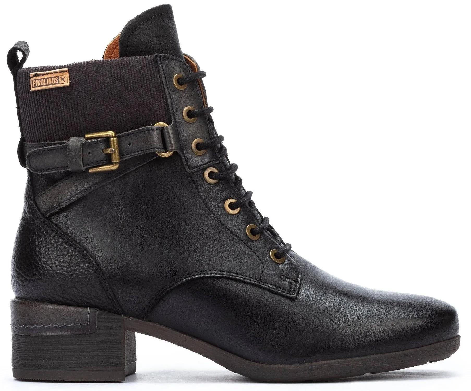 Pikolinos Maria W6W-8953C1 Womens Leather Lace Up Ankle Boot