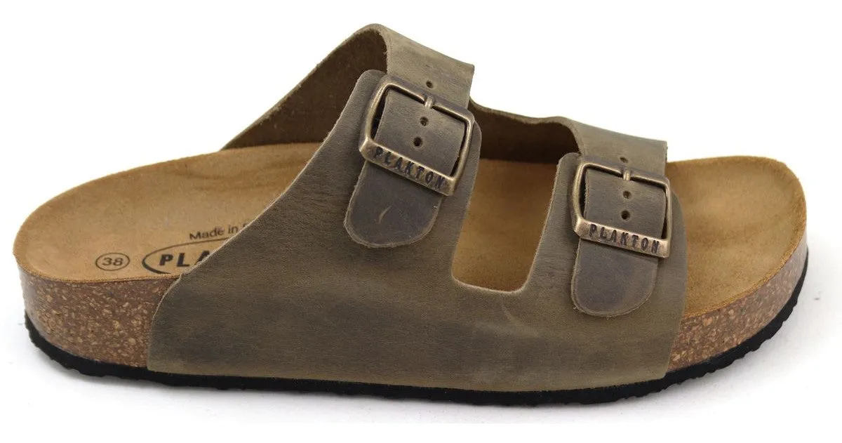 Plakton Malaga 340010 Womens Leather Open Toe Sandal