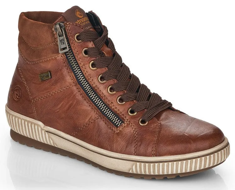Remonte D0772-22 TX Womens Leather Lace Up Ankle Boot