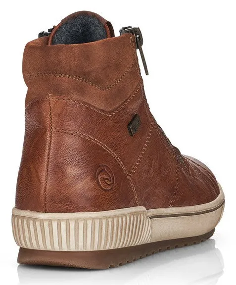 Remonte D0772-22 TX Womens Leather Lace Up Ankle Boot
