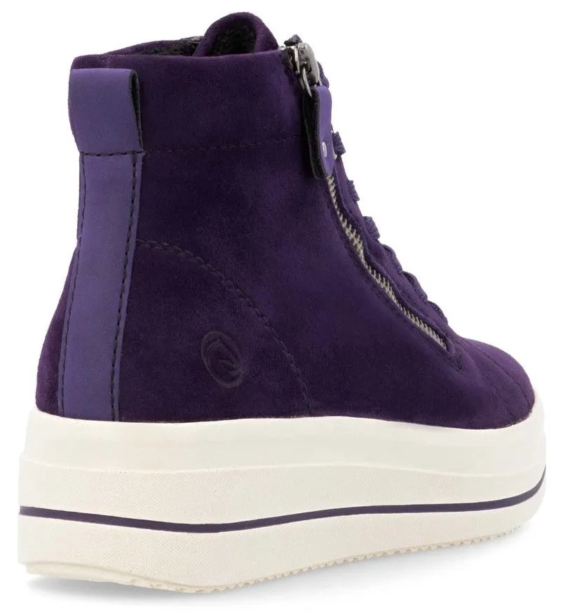 Remonte D1C70-30 Womens Leather Lace Up Ankle Boot