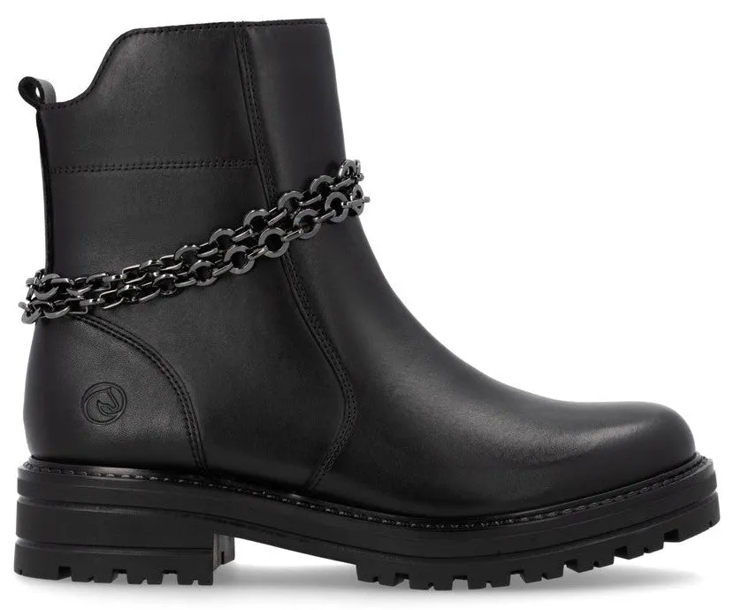 Remonte D2285-00 Womens Leather Ankle Boot