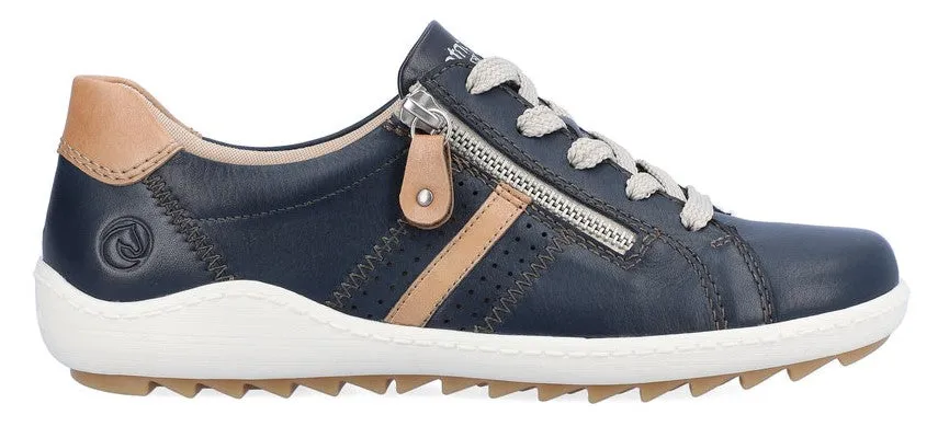 Remonte R1432-14 Womens Leather Lace Up Trainer