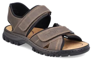 Rieker 25051-27 Mens Hook And Loop Sandal
