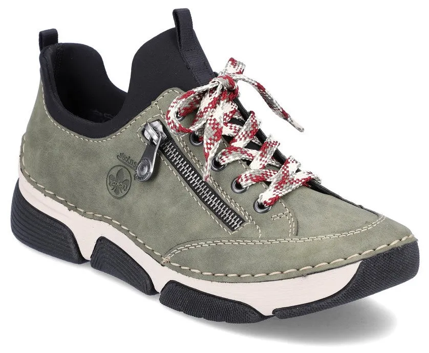 Rieker 45973-54 Womens Lace Up Casual Trainer